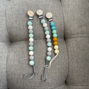 LouLou Lollipop Pacifier Teether Clips
